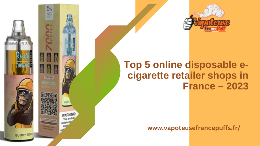 Top 5 online disposable e-cigarette retailer shops in France – 2023