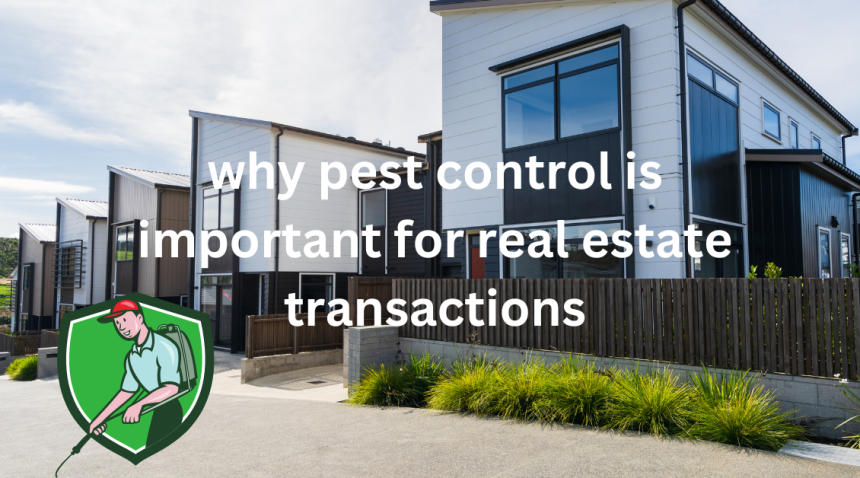 why pest control is important for real estate transactions