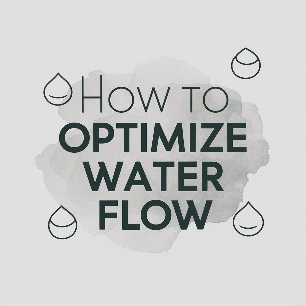 How to Optimize Water Flow in Different Areas of Your Home