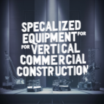 How to Use Specialized Equipment for Vertical Commercial Construction