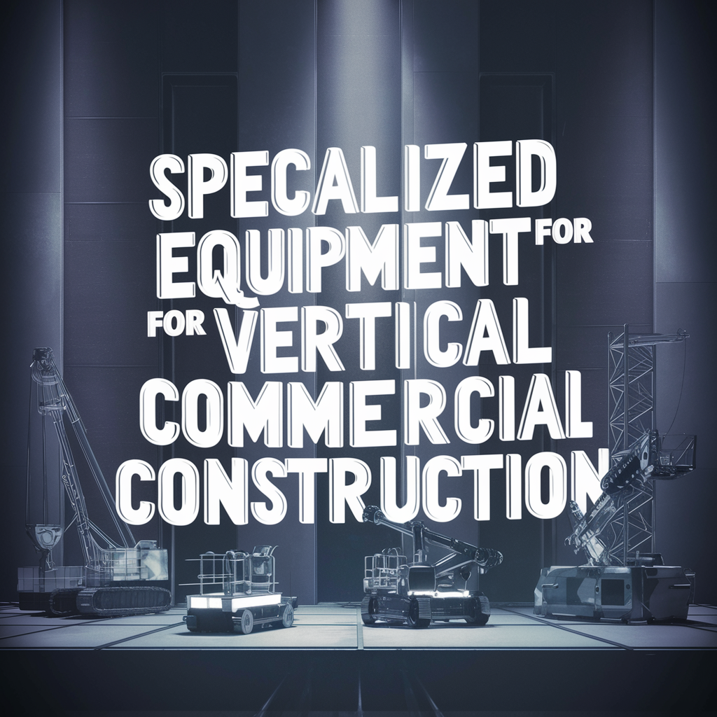 How to Use Specialized Equipment for Vertical Commercial Construction