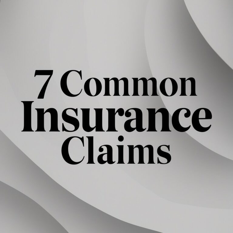 7 Common Insurance Claims (and How to Prevent Them)