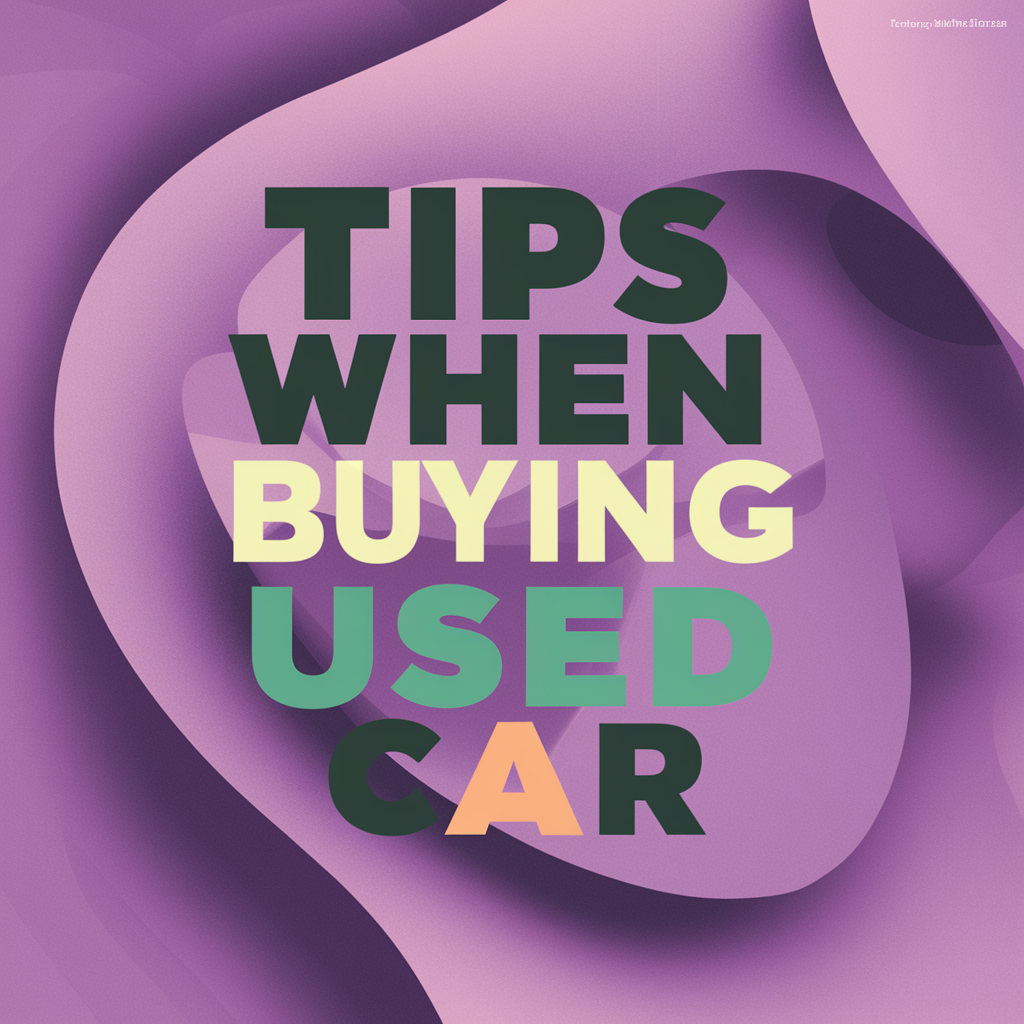 Top Tips When Buying a Used Car