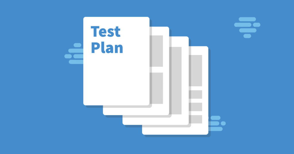 What are a test plan template and its scenario?
