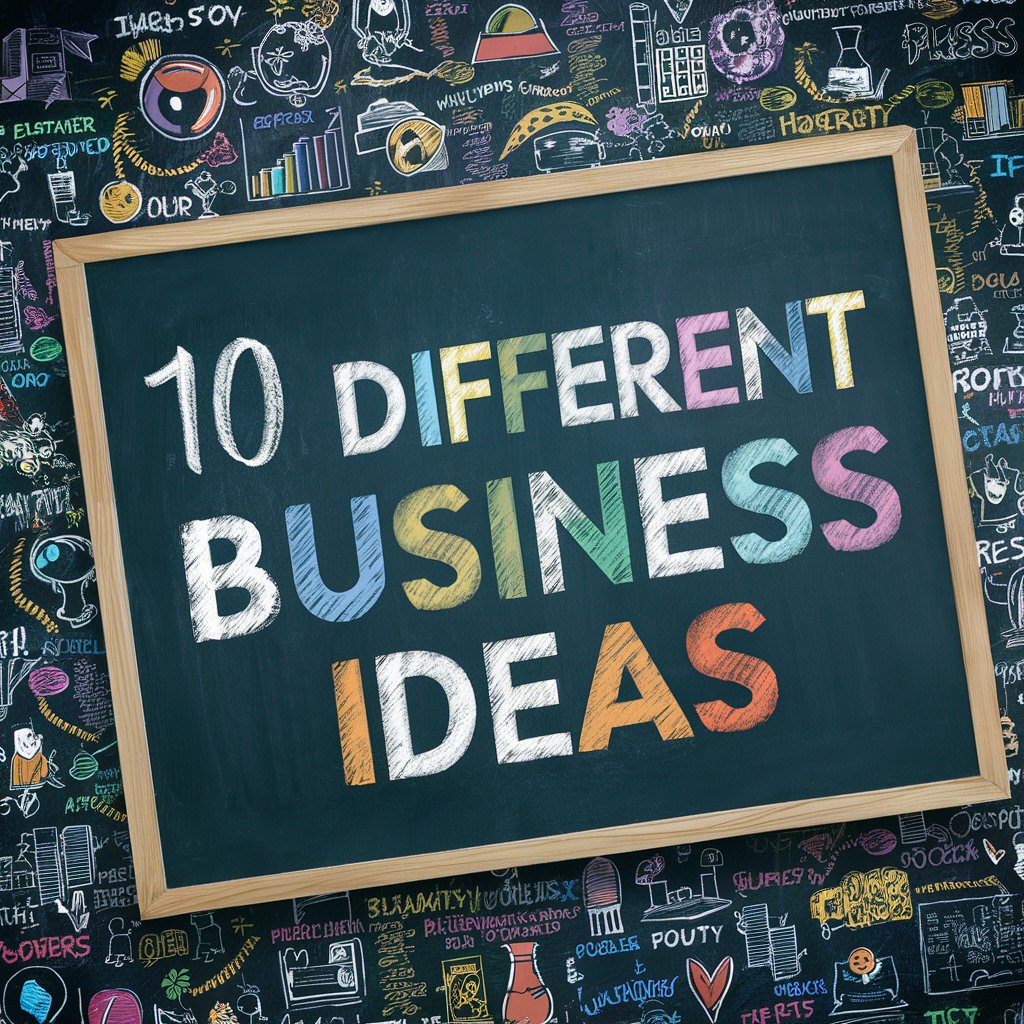 10 Different Business Ideas for Entrepreneurs