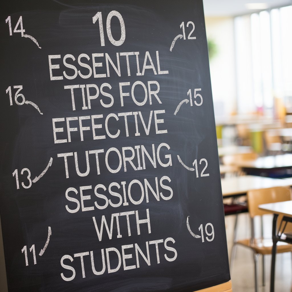 10 Essential Tips for Effective Tutoring Sessions with Students