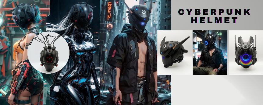 Evolution of Cyberpunk Helmets in Video Games