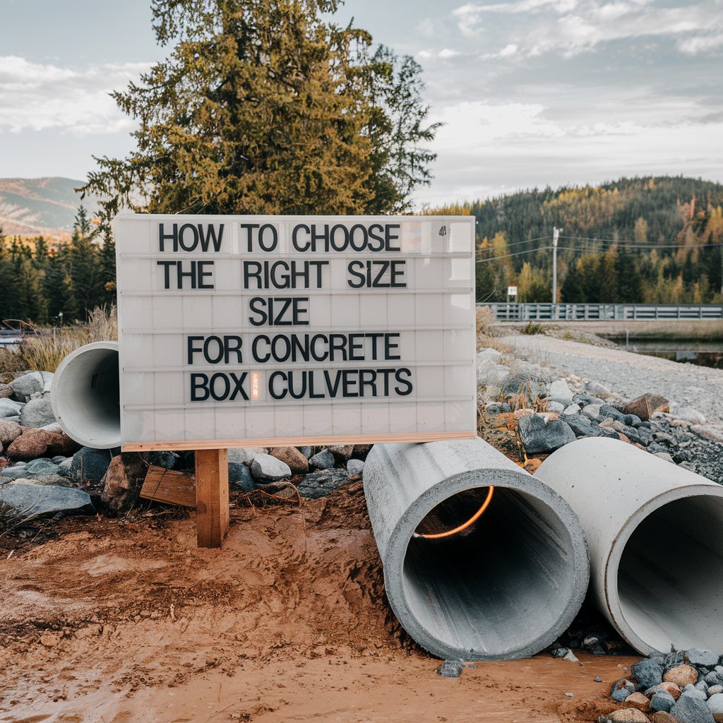 How to Choose the Right Size for Concrete Box Culverts