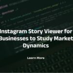 Instagram Story Viewer for Businesses to Study Market Dynamics