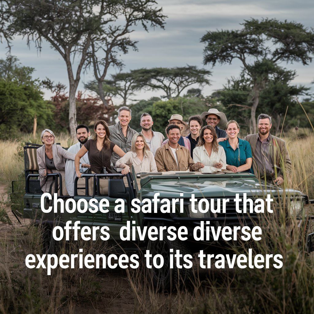 Choose a Safari Tour That Offers Diverse Experiences to Its Travelers