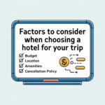 Factors to Consider When Choosing a Hotel for Your Trip