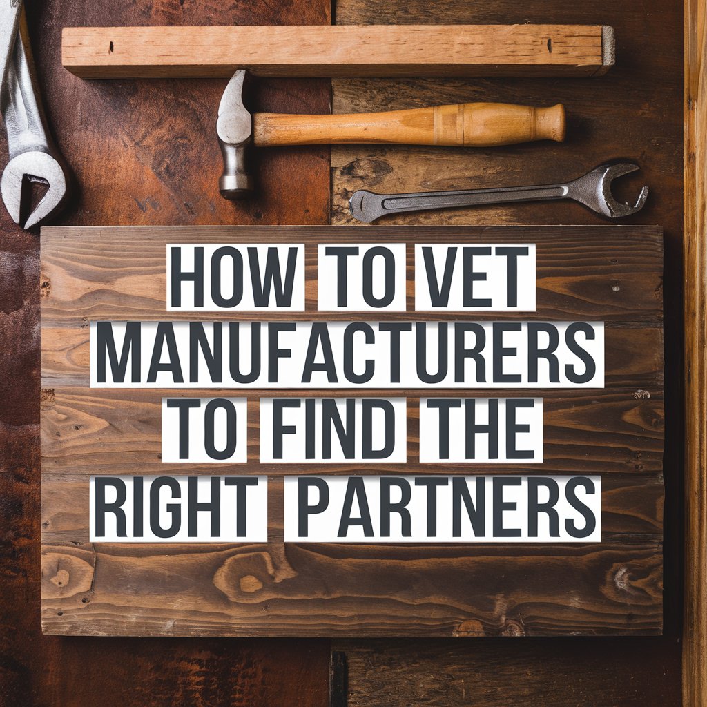 How to Vet Manufacturers to Find the Right Partners