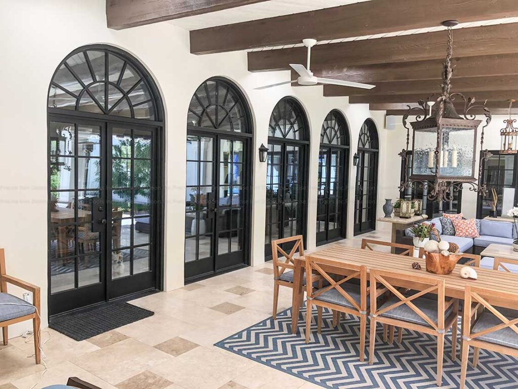 Iron French Doors