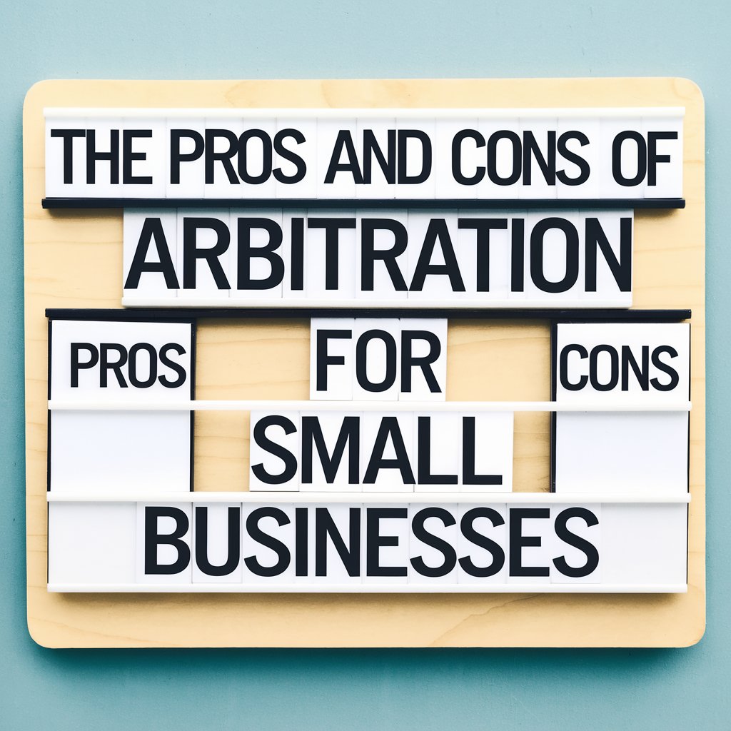 The Pros and Cons of Arbitration for Small Businesses