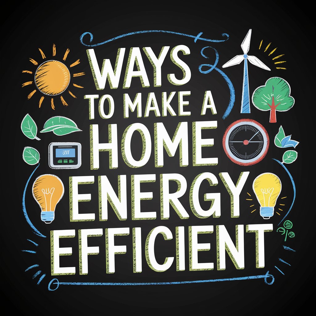 Ways To Make A Home Energy Efficient