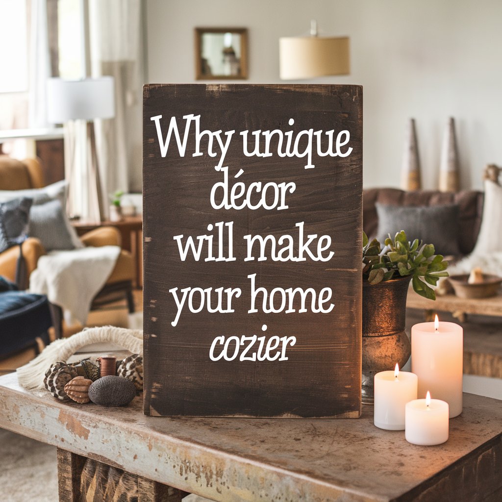 Why Unique Décor Will Make Your Home Cozier