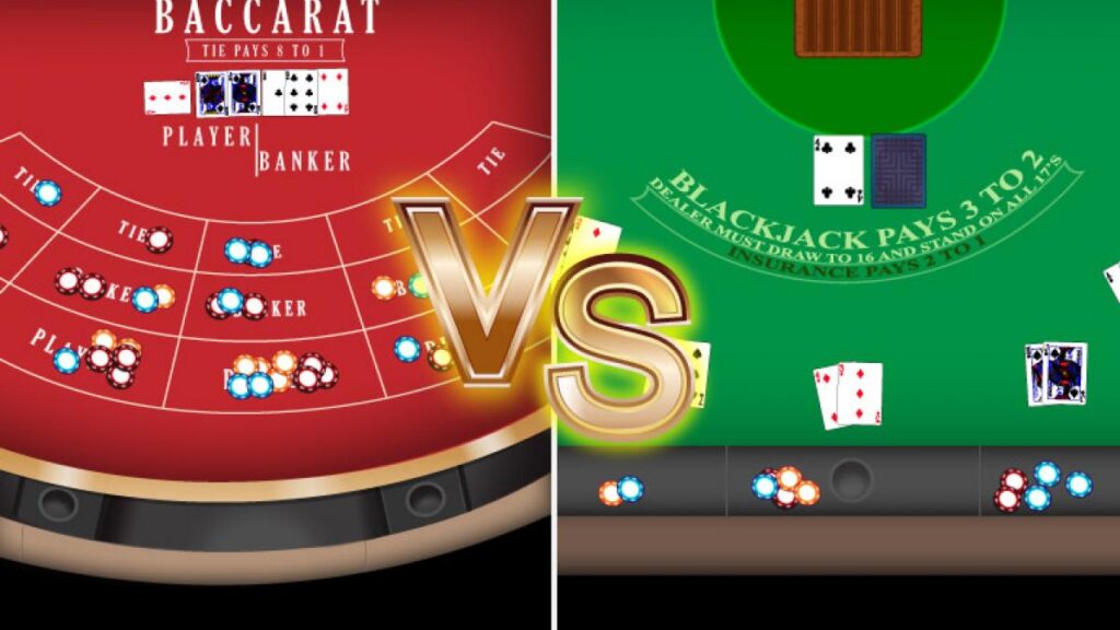 Baccarat vs. Blackjack