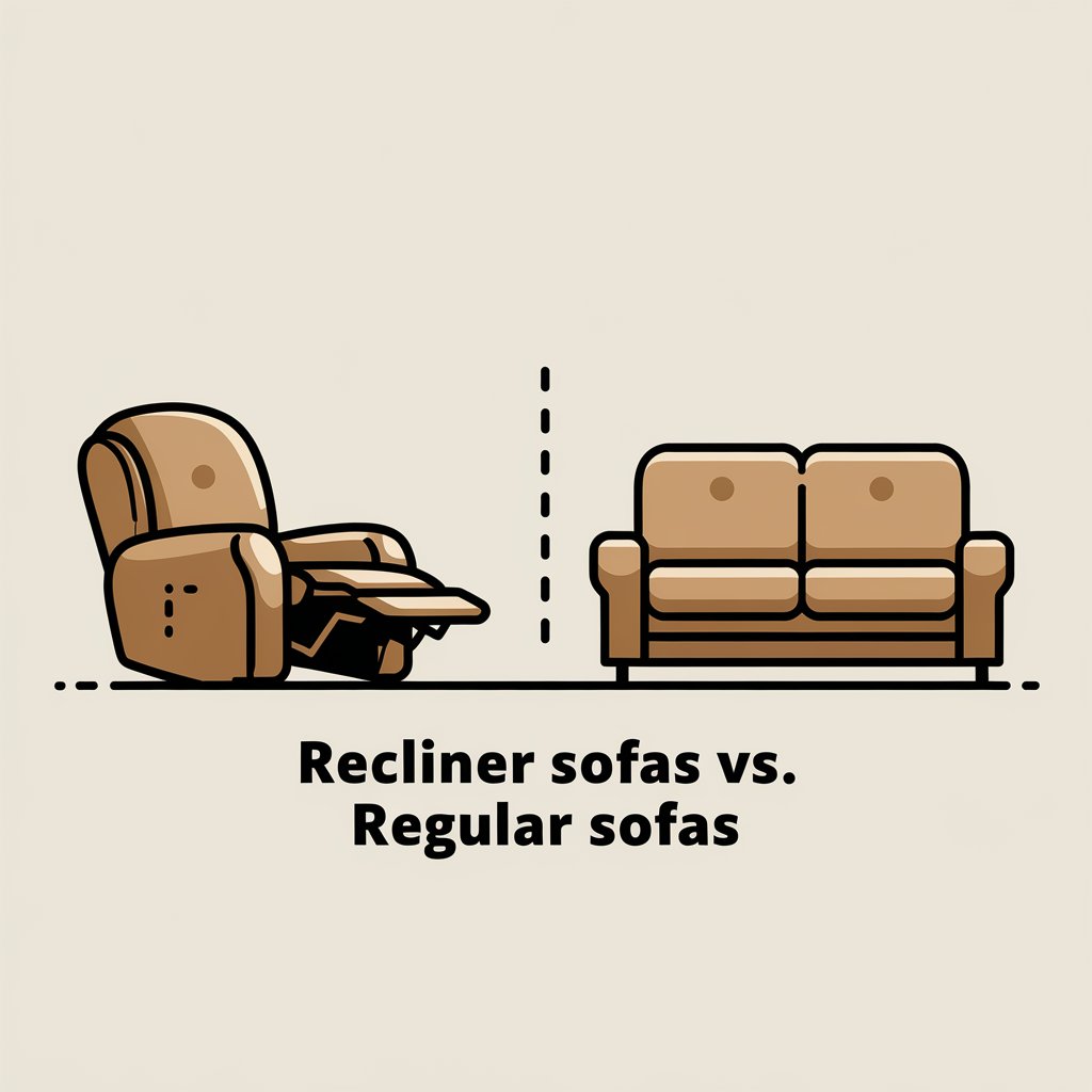 Recliner Sofas vs. Regular Sofas