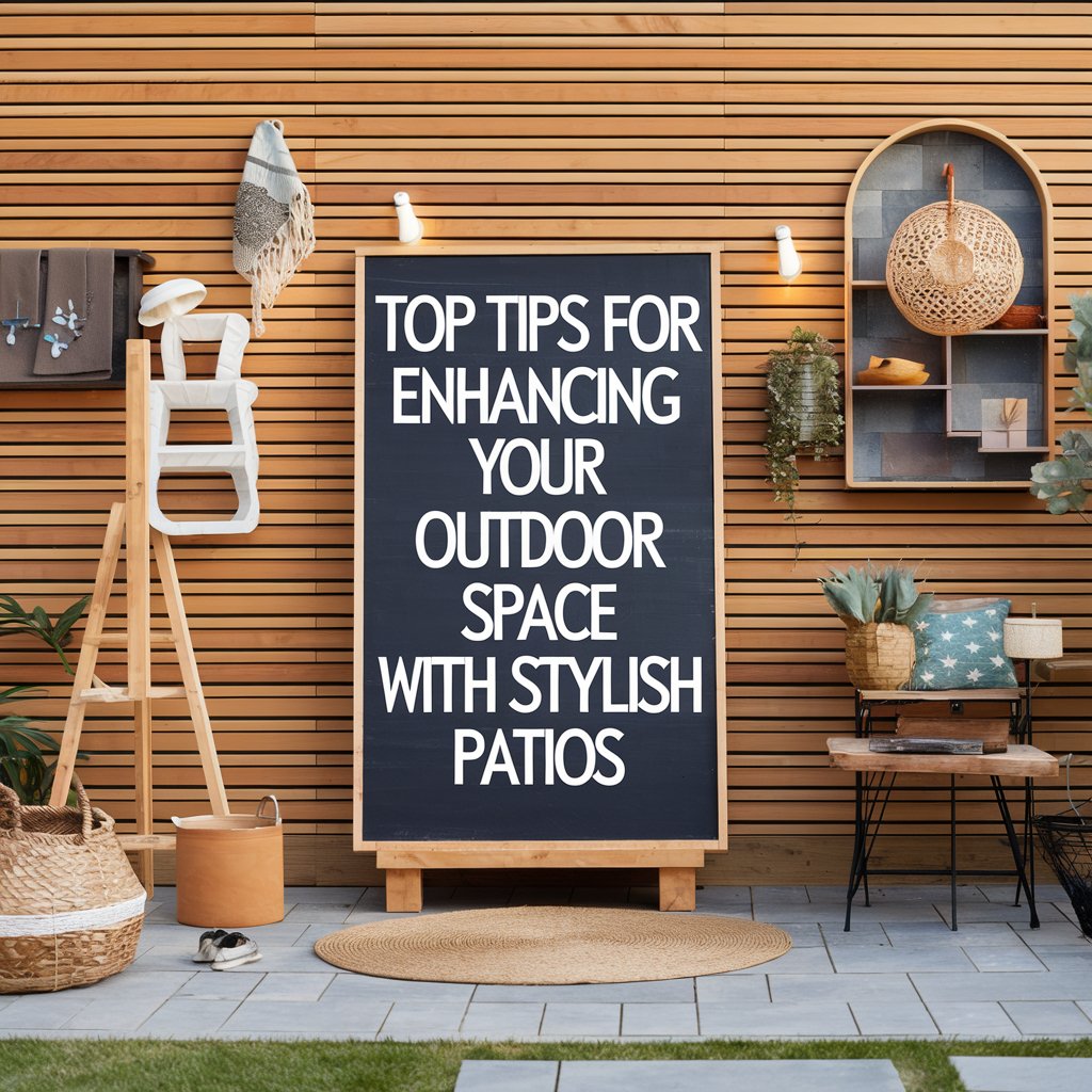 Top Tips for Enhancing Your Outdoor Space with Stylish Patios