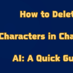 Delete Characters in Character AI