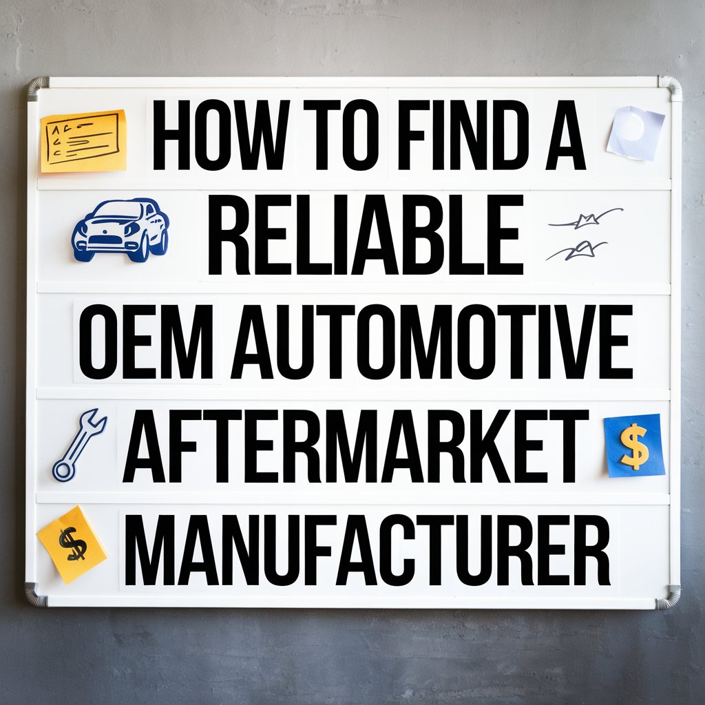 How to Find a Reliable OEM Automotive Aftermarket Parts Manufacturer