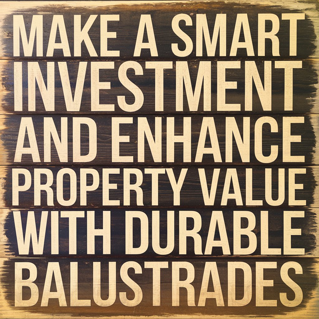 Make a Smart Investment and Enhance Property Value with Durable Balustrades