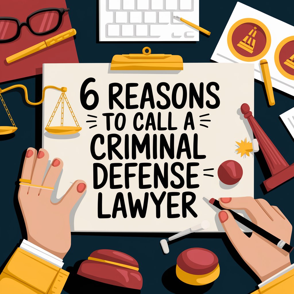 6 Reasons to Call a Criminal Defense Lawyer