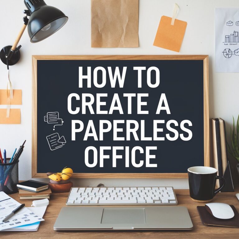 How to Create a Paperless Office