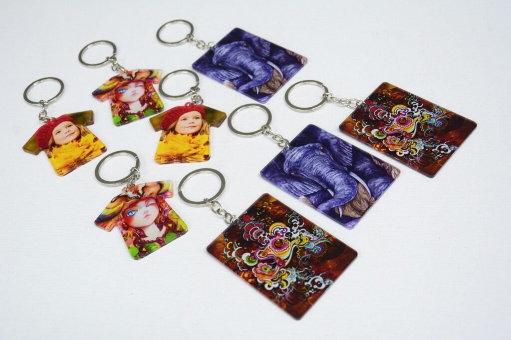 Printing on Acrylic Keychains