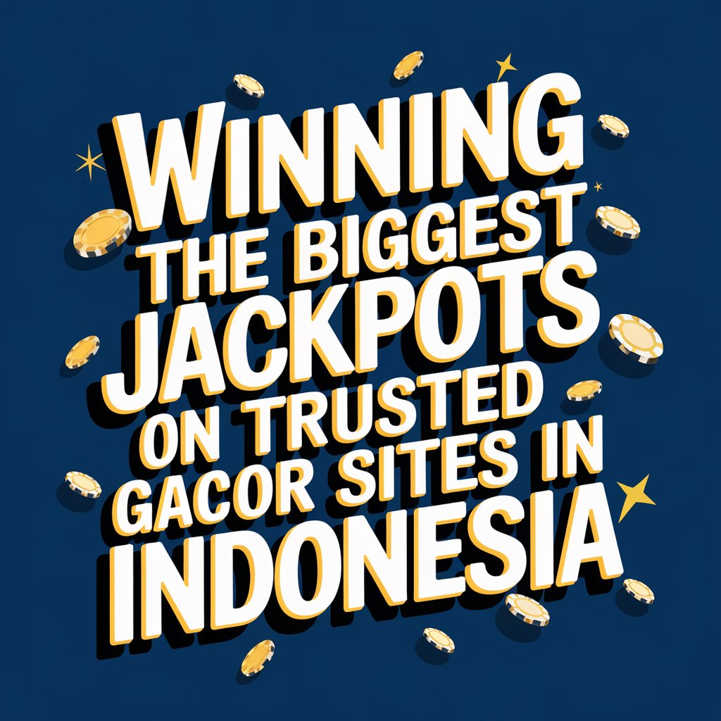 Winning the Biggest Jackpots on Trusted Gacor Slot Sites in Indonesia