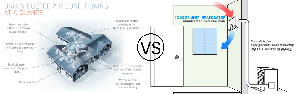 Ducted vs Split System