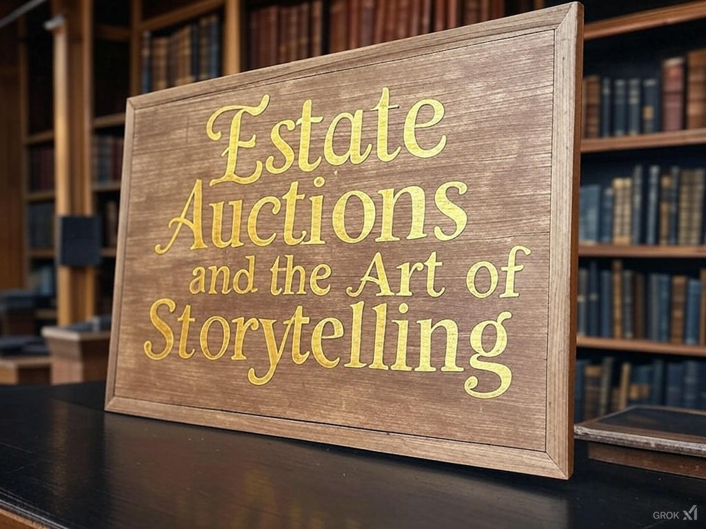 Estate Auctions and the Art of Storytelling