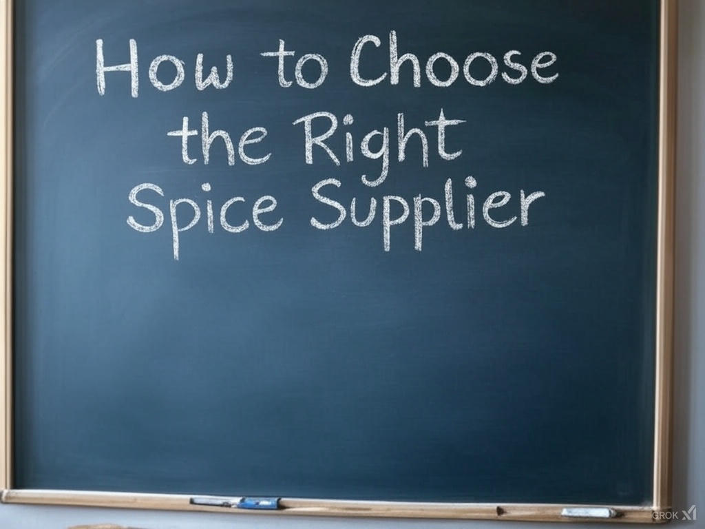 How to Choose the Right Spice Supplier for Your Business