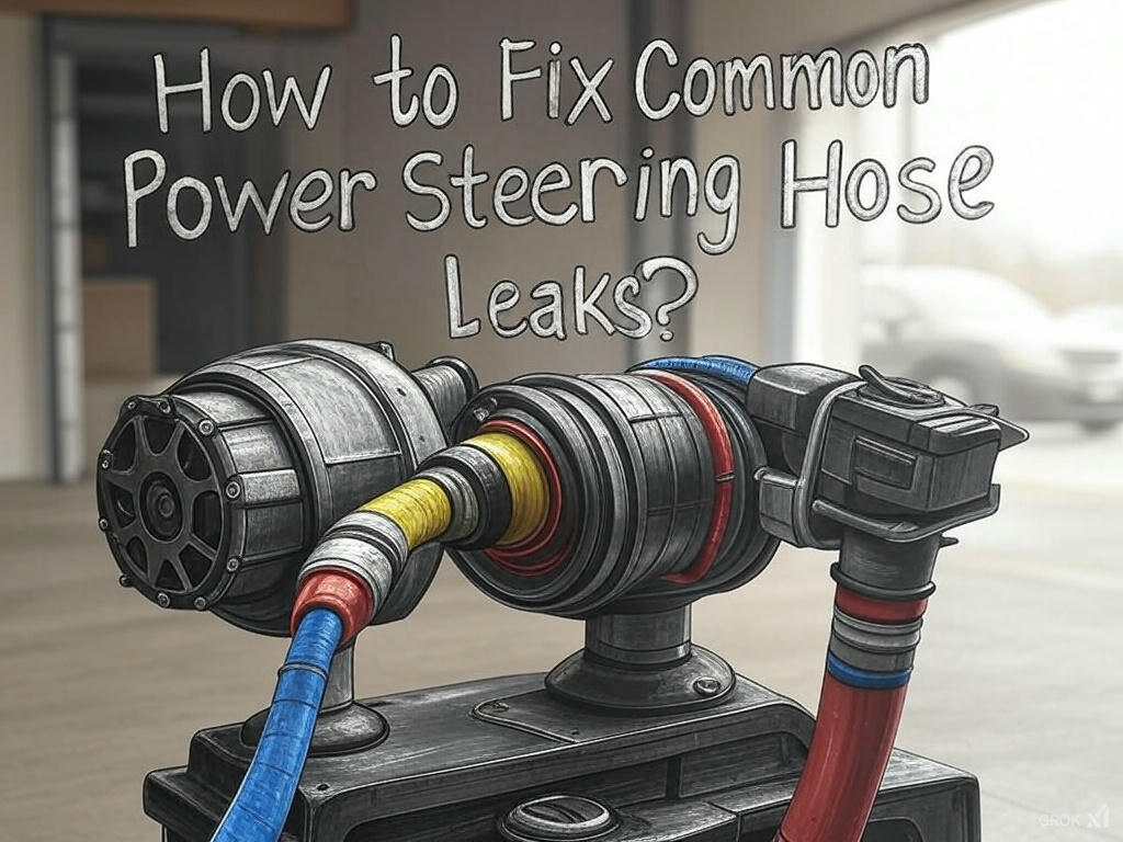 How to Fix Common Power Steering Hose Leaks