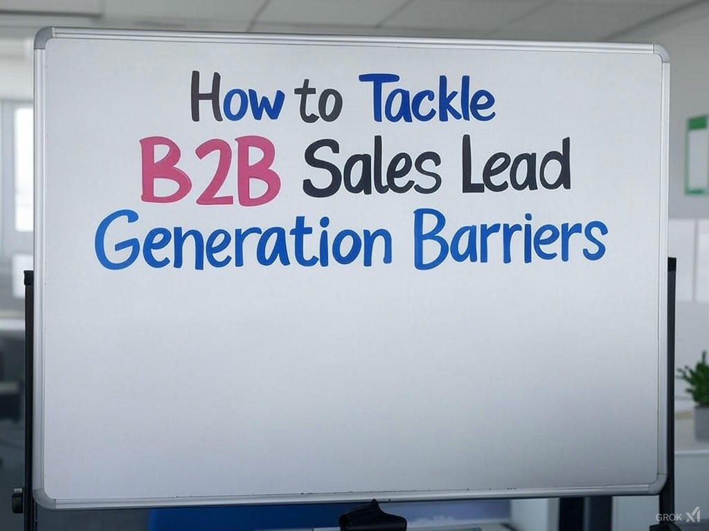 How to Tackle B2B Sales Lead Generation Barriers