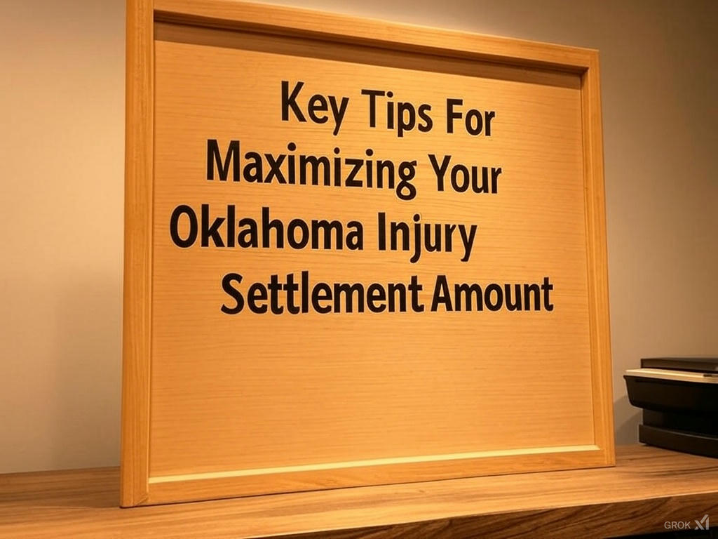 Key Tips For Maximizing Your Oklahoma Injury Settlement Amount