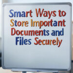 Smart Ways to Store Important Documents and Files Securely