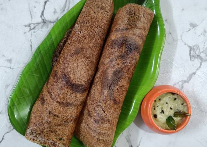 Sprouted Ragi Dosa