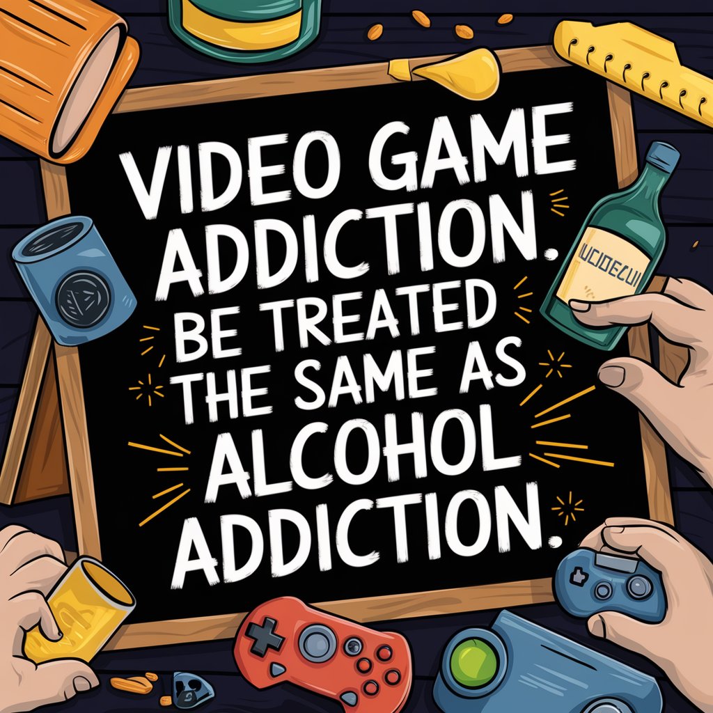 Video Game Addiction Be Treated the Same as Alcohol Addiction