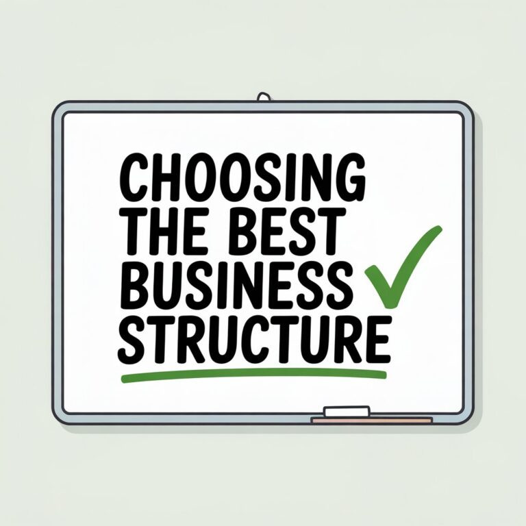 Choosing the Best Business Structure