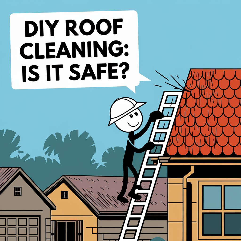 DIY Roof Cleaning Is It Safe