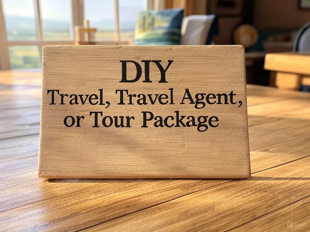 DIY Travel, Travel Agent, or Tour Package