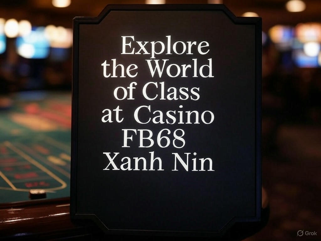 Explore the World of Class at Casino FB68 Xanh Nin