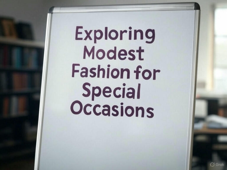Exploring Modest Fashion for Special Occasions