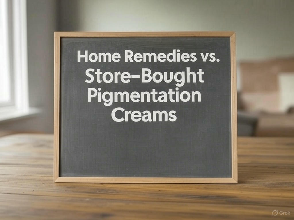 Home Remedies vs. Store-Bought Pigmentation Creams