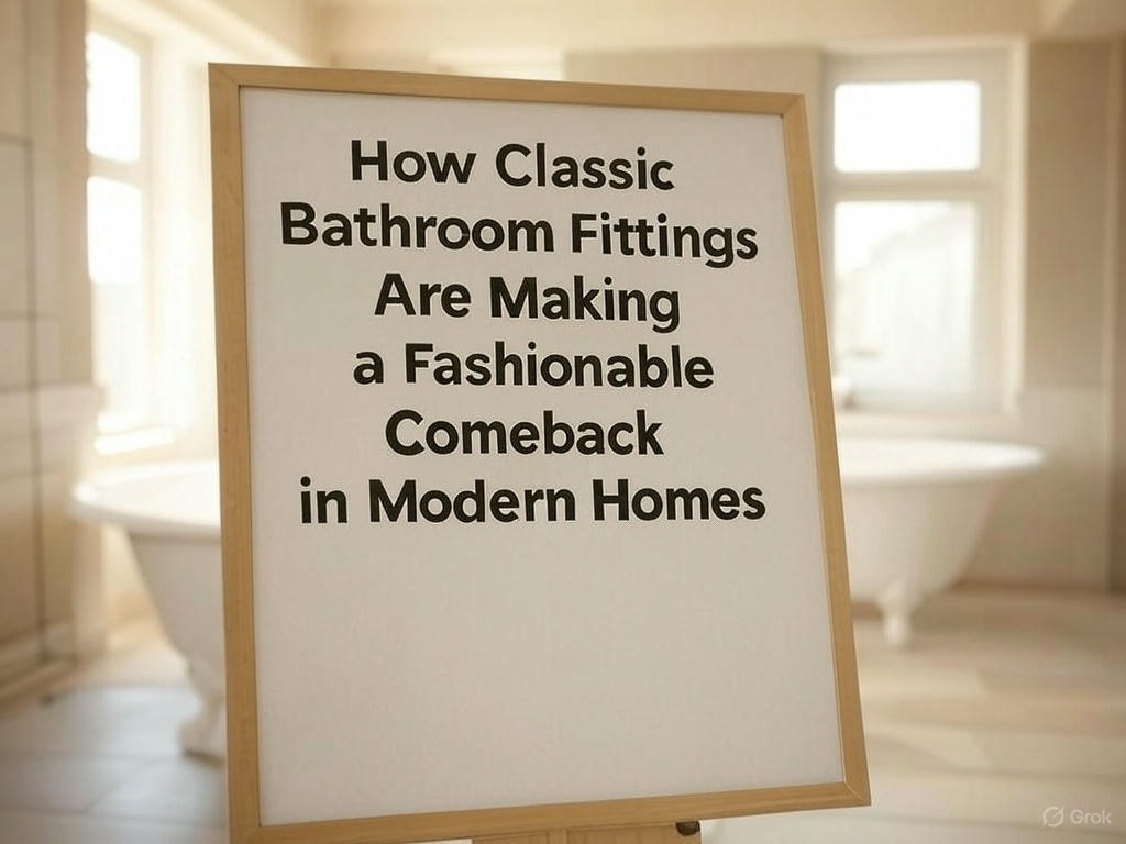 How Classic Bathroom Fittings Are Making a Fashionable Comeback in Modern Homes