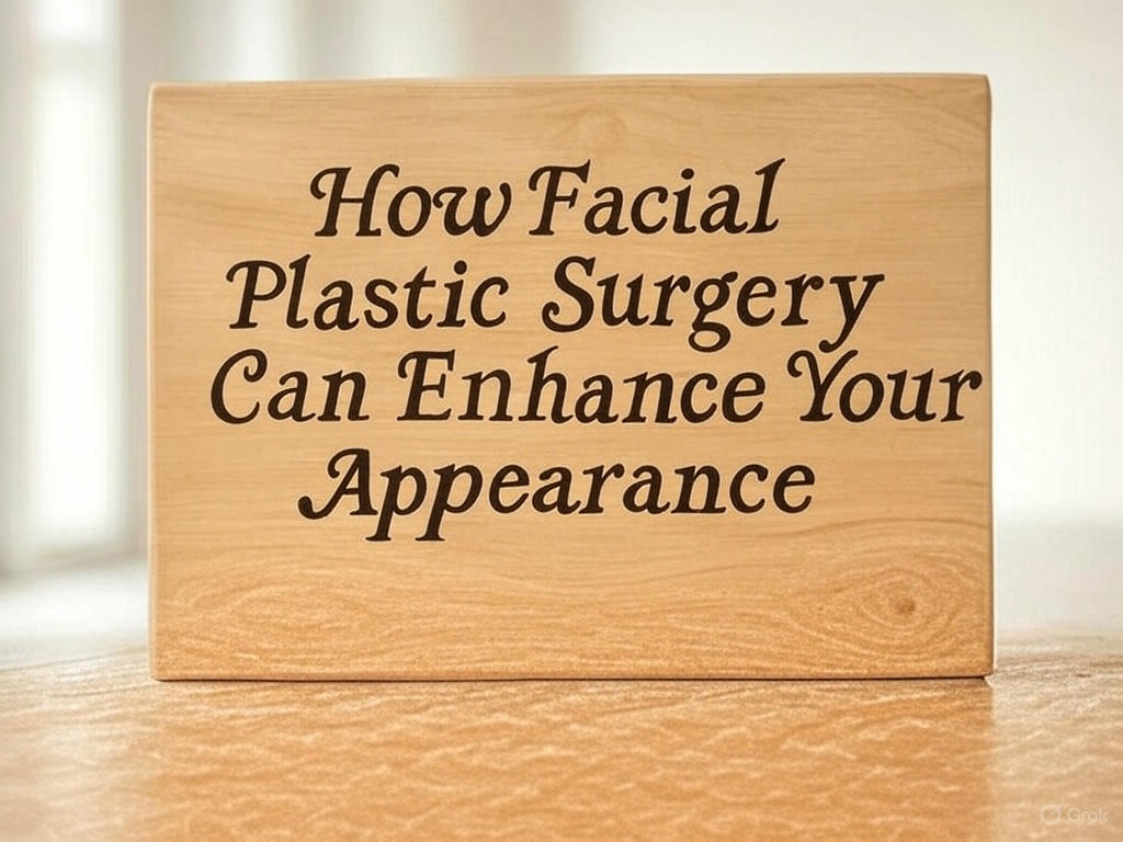 How Facial Plastic Surgery Can Enhance Your Appearance