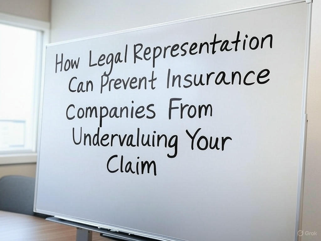 How Legal Representation Can Prevent Insurance Companies From Undervaluing Your Claim