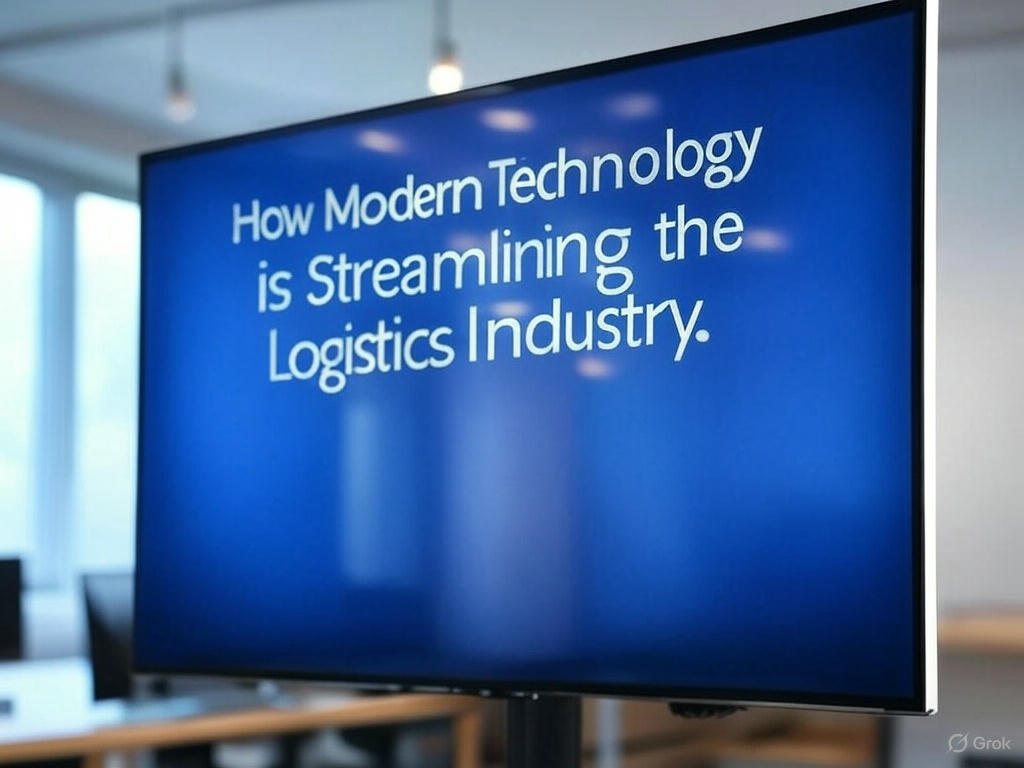 How Modern Technology is Streamlining the Logistics Industry