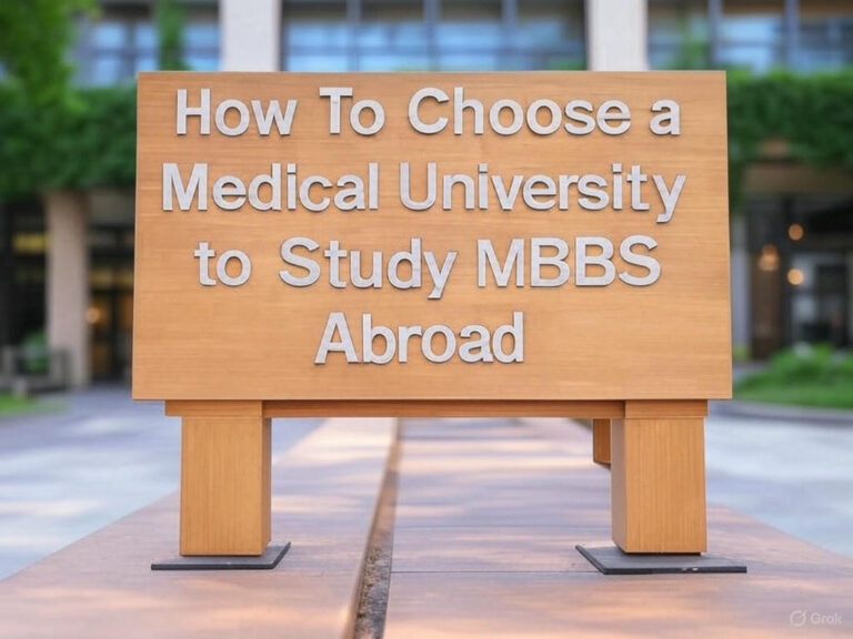 How To Choose a Medical University to Study MBBS Abroad